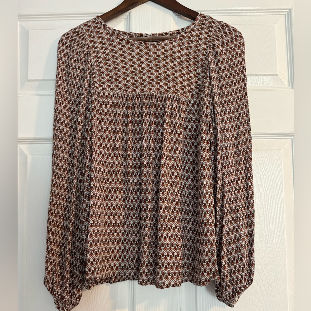 Loft 3/4 sleeve blouse. Petite large